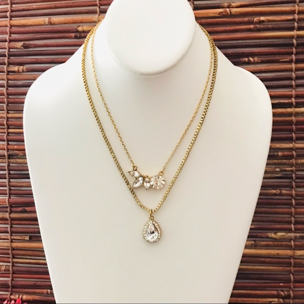 Erickson Beamon Rocks Rhinestone Necklace
